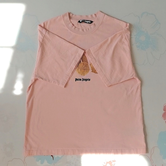 Palm Angels baby pink oversize t-shirt - Picture 6 of 11